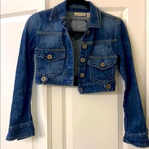 DKNY crop Jean jacket
